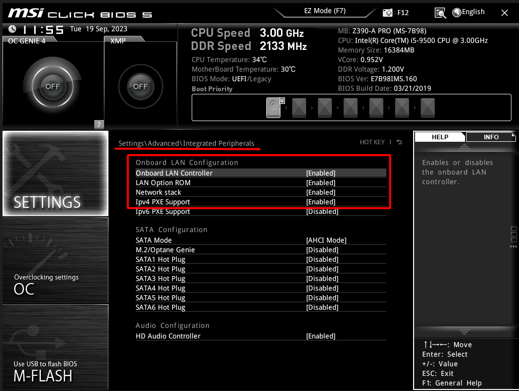 Какие настройки нужно выполнить в BIOS на игровом ПК? (MSI) – ENESTECH  Software